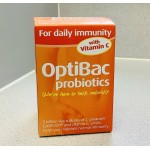 OptiBac: For daily immunity with Vitamin C (30 capsules)